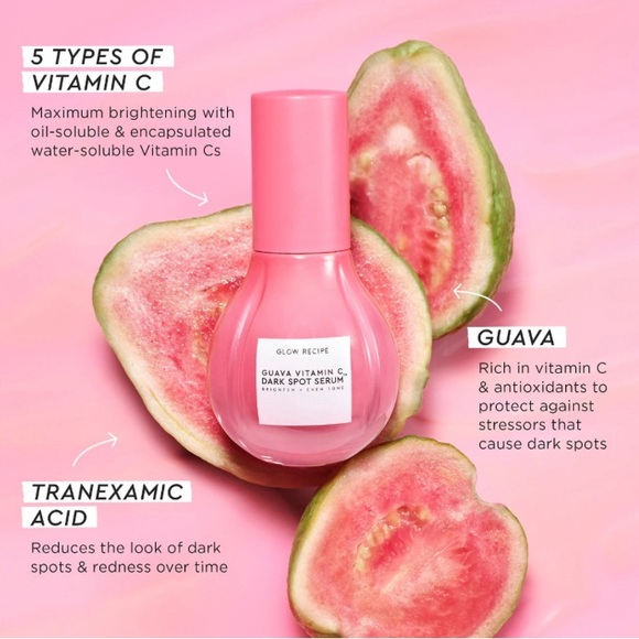 GLOW RECIPE Vitamin C Guava Dark Spot Treatment Product Full Size BNIB - Picture 2 of 10